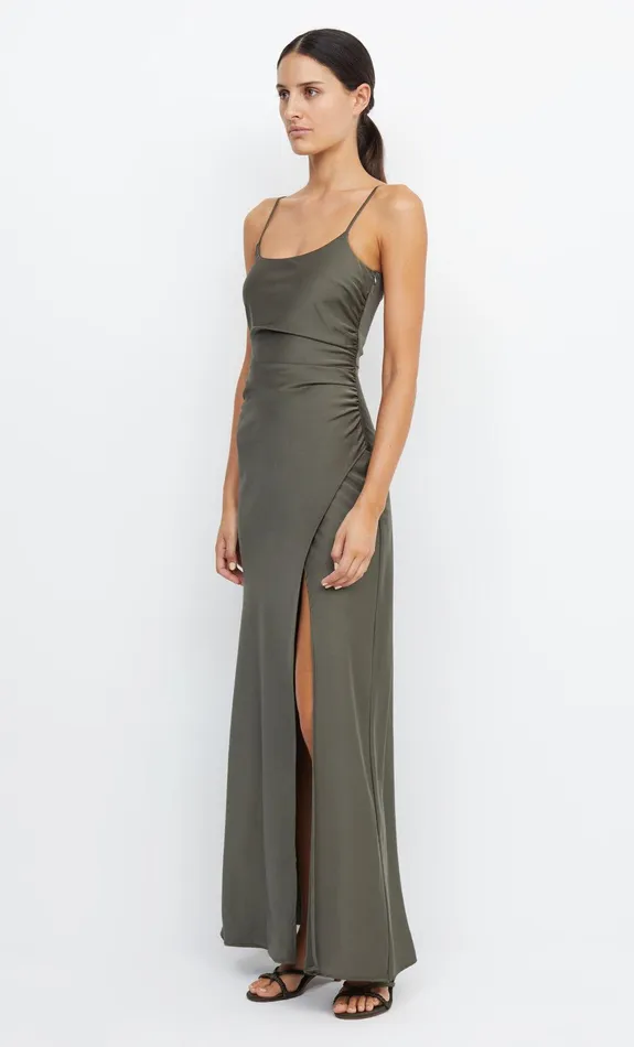 Bec Bridge Bridesmaids Dresses ETERNITY SCOOP MAXI DRESS Dark Willow 8211 Women