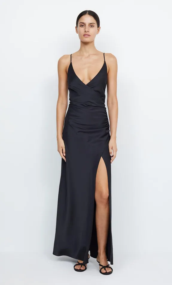 Bec Bridge Bridesmaids Dresses ETERNITY V MAXI DRESS Black 8211 Women