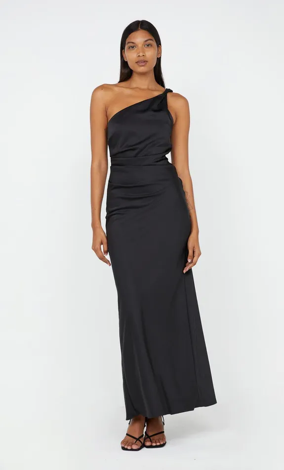 Bec Bridge Bridesmaids Dresses LUNETTA ASYM DRESS Black 8211 Women