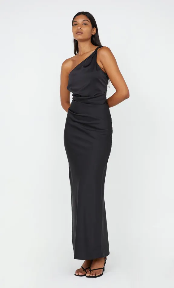 Bec Bridge Bridesmaids Dresses LUNETTA ASYM DRESS Black 8211 Women