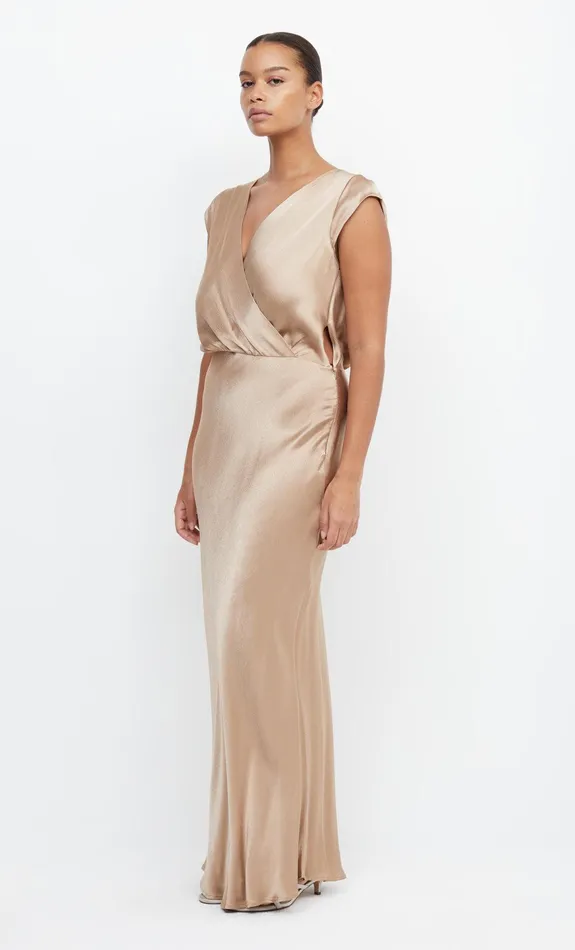 Bec Bridge Bridesmaids Dresses MOON DANCE MAXI DRESS Golden 8211 Women