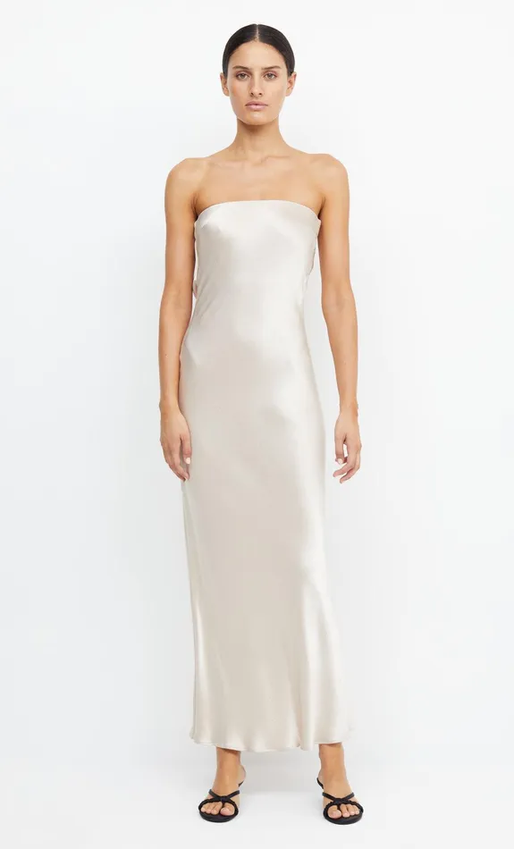 Bec Bridge Bridesmaids Dresses MOON DANCE STRAPLESS DRESS Sand 8211 Women