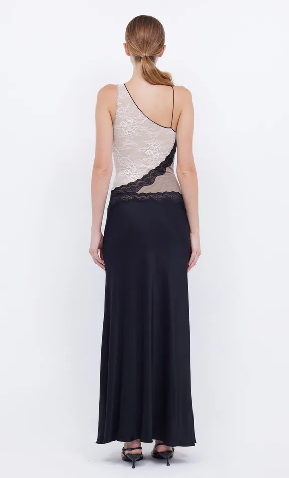 Bec Bridge Dresses ABRIELLE LACE MAXI DRESS Blacktaupeivory 8211 Women