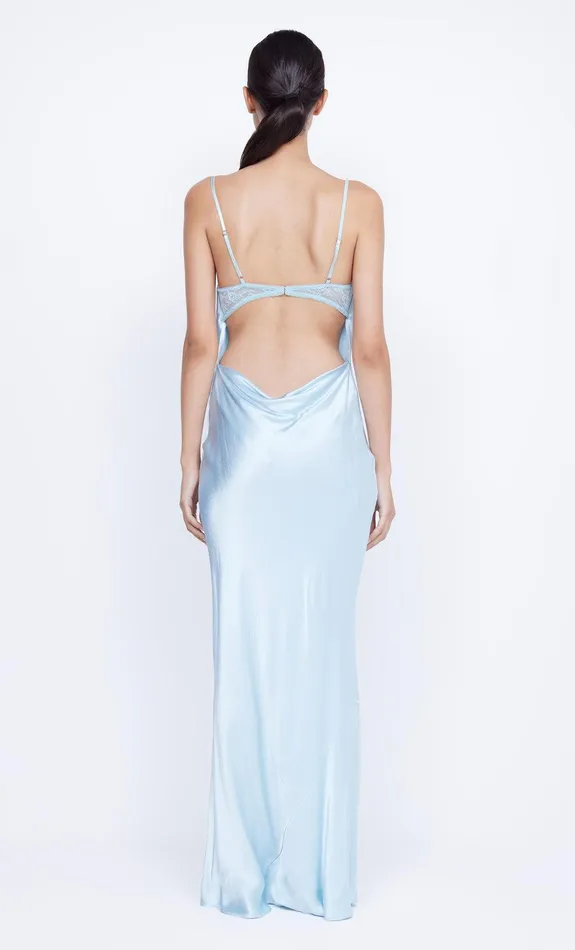 Bec Bridge Dresses ARABELLA BACKLESS DRESS Dolphin Blue 8211 Women