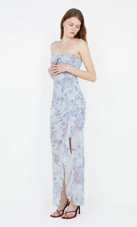 Bec Bridge Dresses DANICA STRAPLESS DRESS Chambray Rose 8211 Women