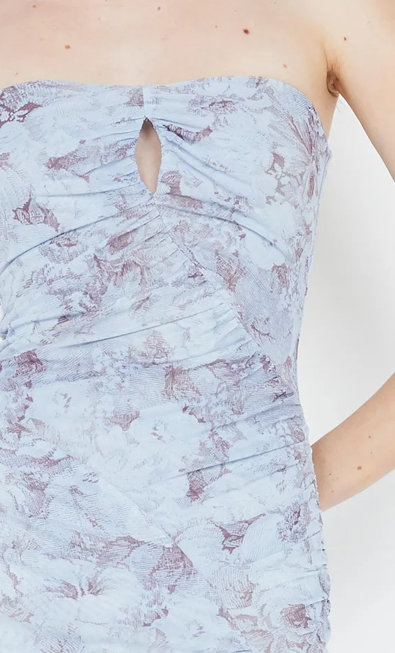 Bec Bridge Dresses DANICA STRAPLESS DRESS Chambray Rose 8211 Women