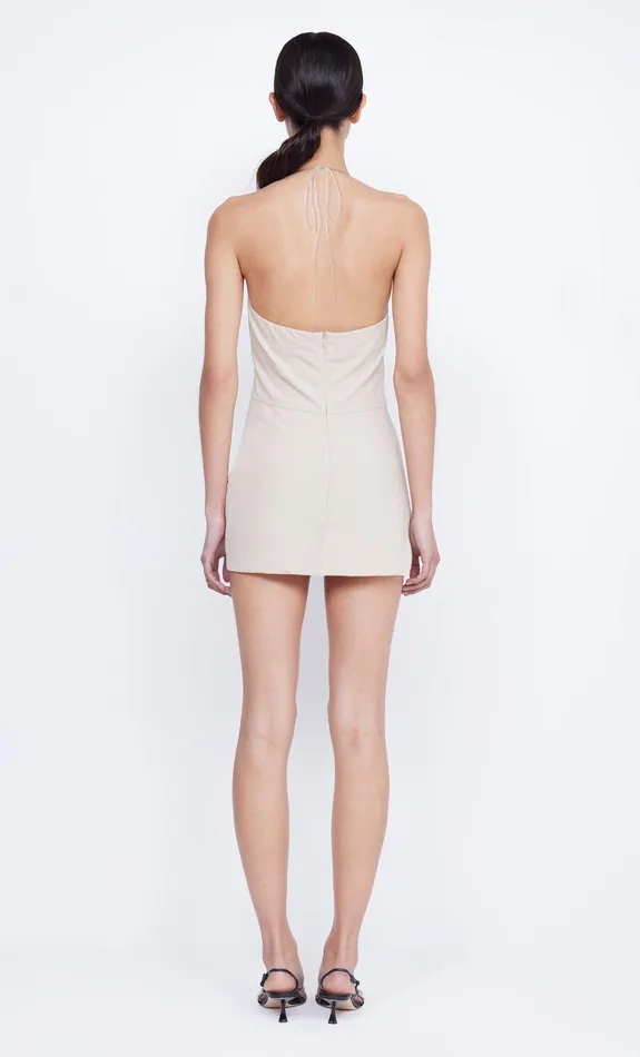 Bec Bridge Dresses DESIREE TUCK MINI DRESS Sand 8211 Women