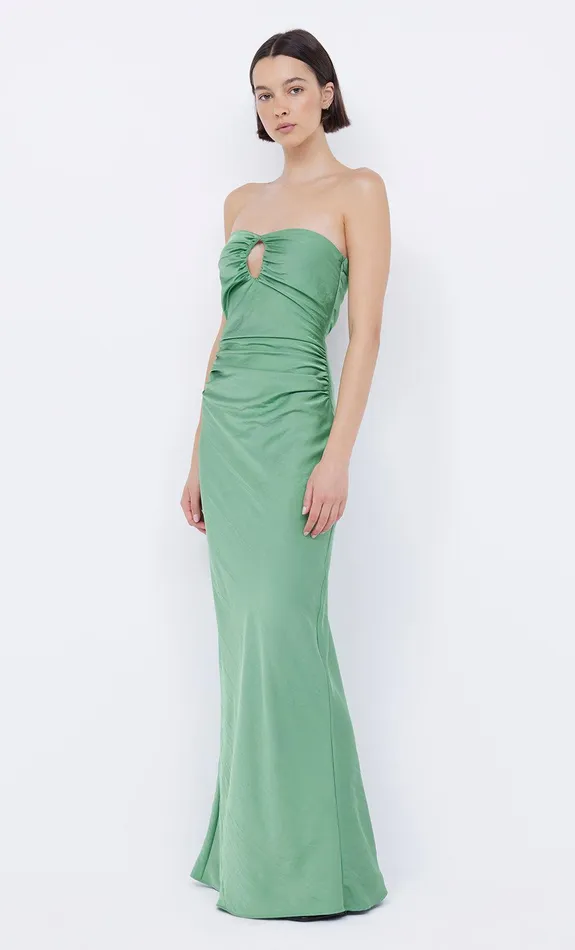 Bec Bridge Dresses EMILIA STRAPLESS DRESS Green Apple 8211 Women