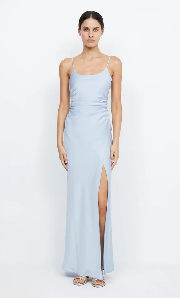 Bec Bridge Dresses ETERNITY SCOOP MAXI DRESS Dusty Blue 8211 Women