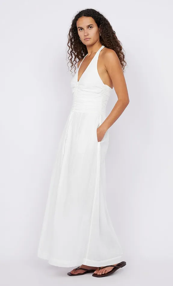Bec Bridge Dresses FRANCA HALTER DRESS White 8211 Women