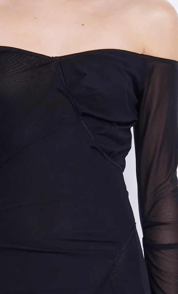 Bec Bridge Dresses ISADORA LONG SLEEVE DRESS Blackblack 8211 Women
