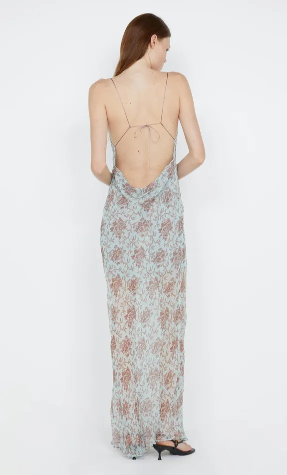 Bec Bridge Dresses LYLOU MAXI DRESS Juniper Floral 8211 Women