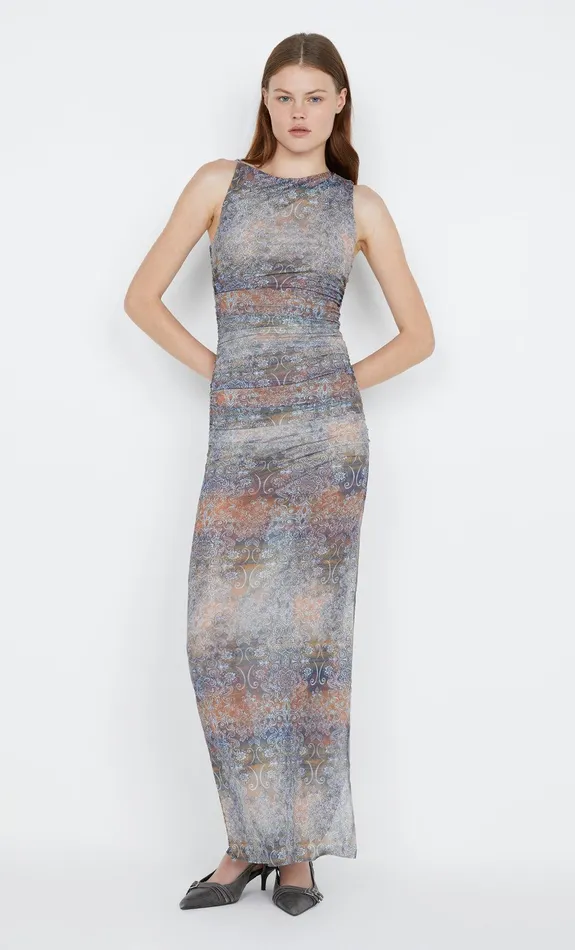 Bec Bridge Dresses MALAYA MAXI DRESS Skyfire Ombre 8211 Women