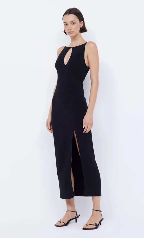 Bec Bridge Dresses MARIELLE SPLIT DRESS Black 8211 Women