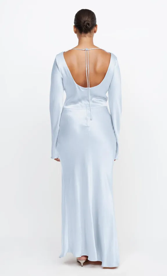 Bec Bridge Dresses MOON DANCE LONG SLEEVE MAXI DRESS Dusty Blue 8211 Women