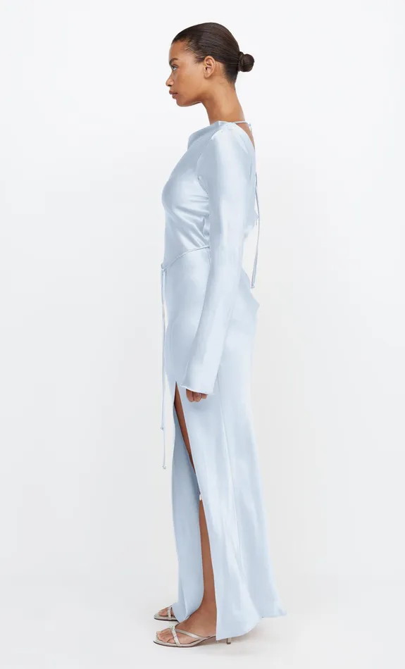 Bec Bridge Dresses MOON DANCE LONG SLEEVE MAXI DRESS Dusty Blue 8211 Women