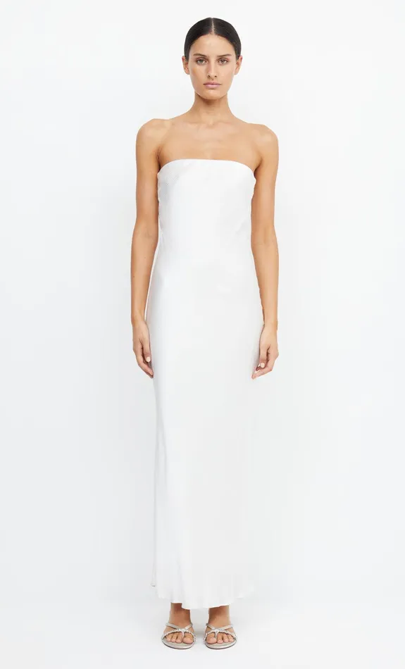 Bec Bridge Dresses MOON DANCE STRAPLESS DRESS Ivory 8211 Women