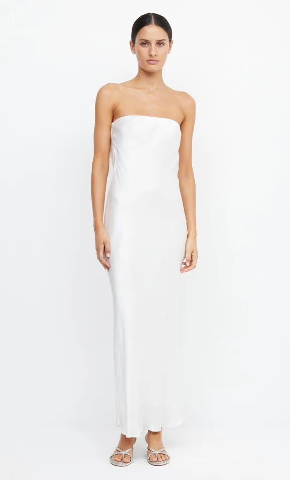 Bec Bridge Dresses MOON DANCE STRAPLESS DRESS Ivory 8211 Women
