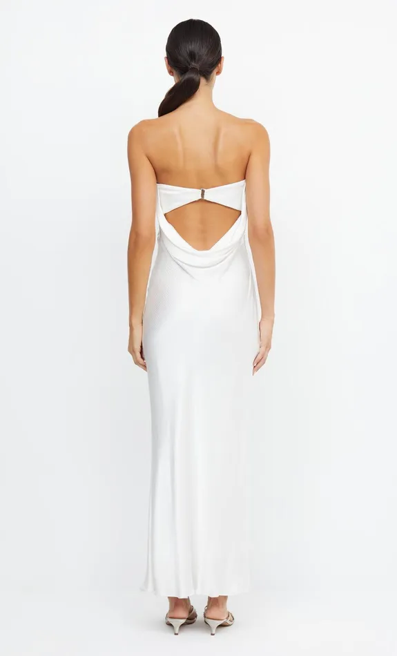 Bec Bridge Dresses MOON DANCE STRAPLESS DRESS Ivory 8211 Women