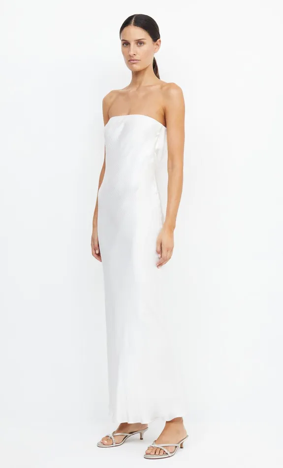 Bec Bridge Dresses MOON DANCE STRAPLESS DRESS Ivory 8211 Women