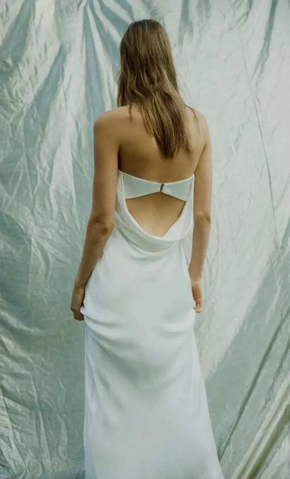 Bec Bridge Dresses MOON DANCE STRAPLESS DRESS Ivory 8211 Women