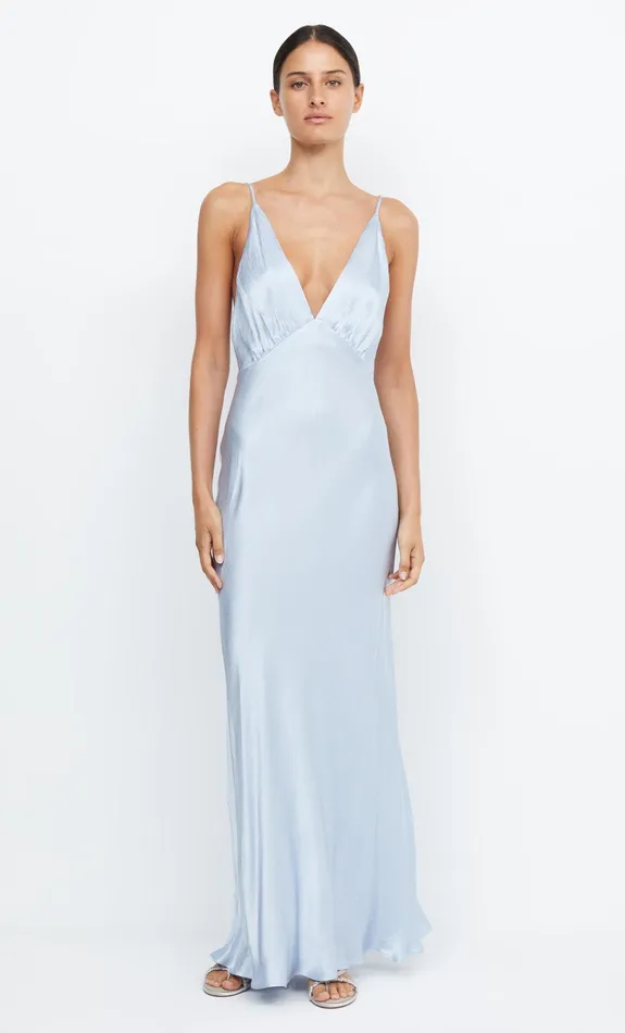 Bec Bridge Dresses MOON DANCE V MAXI DRESS Dusty Blue 8211 Women
