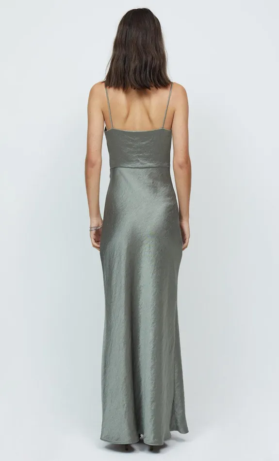 Bec Bridge Dresses NADIA MAXI DRESS Dark Olive 8211 Women