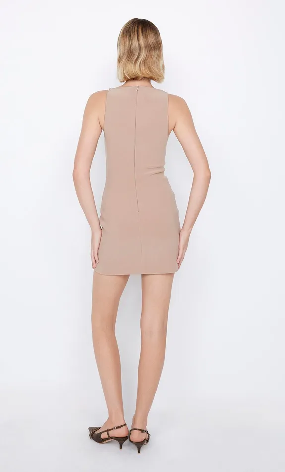 Bec Bridge Dresses ODEYA MINI DRESS Camel 8211 Women