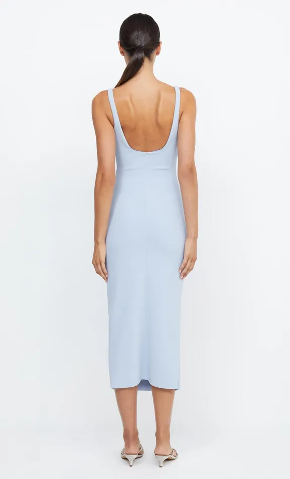 Bec Bridge Event Wear Dresses BE MINE SQUARE NECK DRESS Dusty Blue 8211 Women