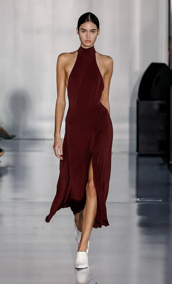 Bec Bridge Event Wear Dresses CASSIAN RACER DRESS Deep Plum 8211 Women