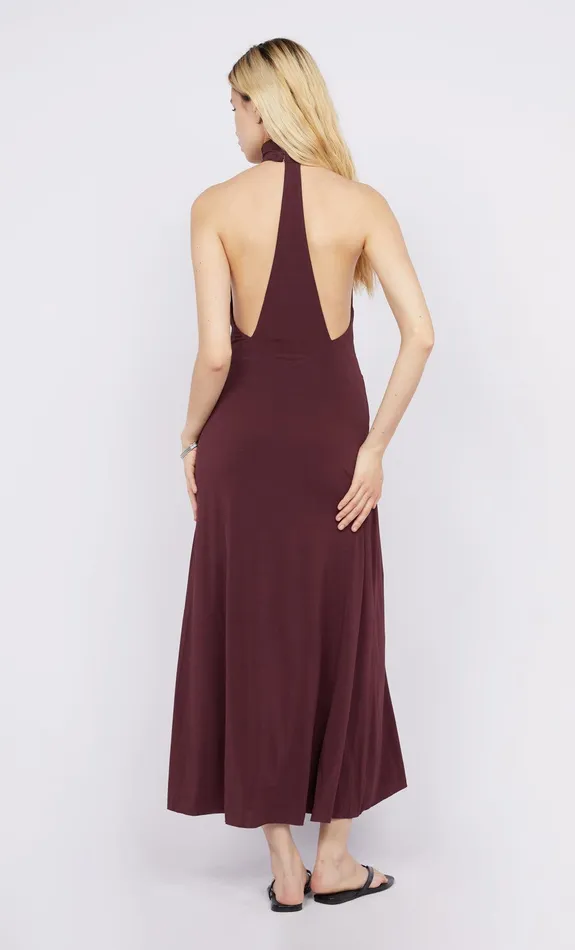 Bec Bridge Event Wear Dresses CASSIAN RACER DRESS Deep Plum 8211 Women