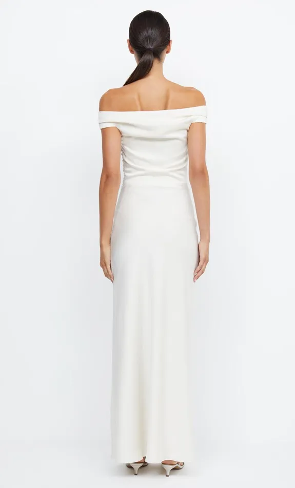 Bec Bridge Event Wear Dresses ETERNITY OFF SHOULDER MAXI Cream 8211 Women