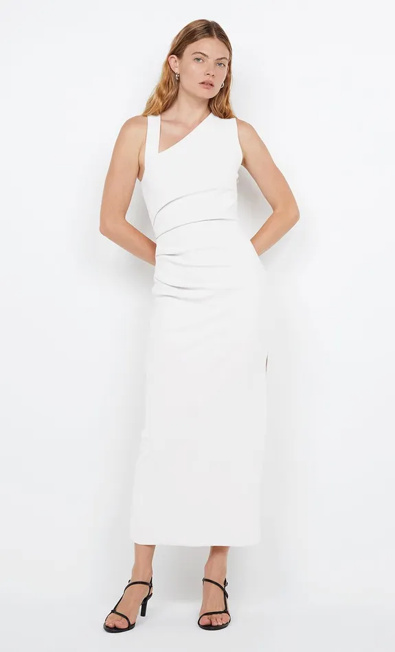 Bec Bridge Event Wear Dresses LETTY MIDI DRESS Ivory 8211 Women