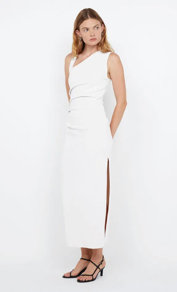 Bec Bridge Event Wear Dresses LETTY MIDI DRESS Ivory 8211 Women
