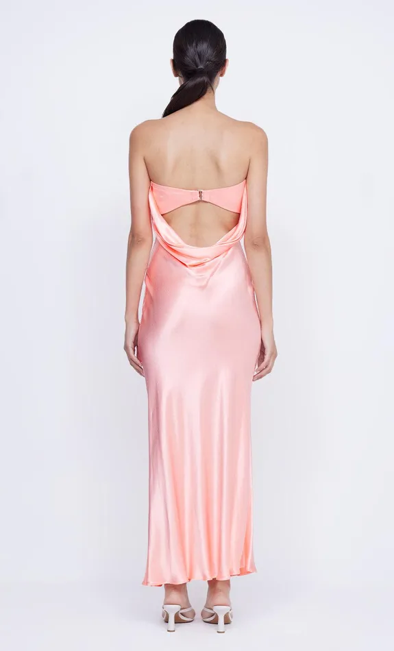 Bec Bridge Event Wear Dresses MOON DANCE STRAPLESS DRESS Coral 8211 Women