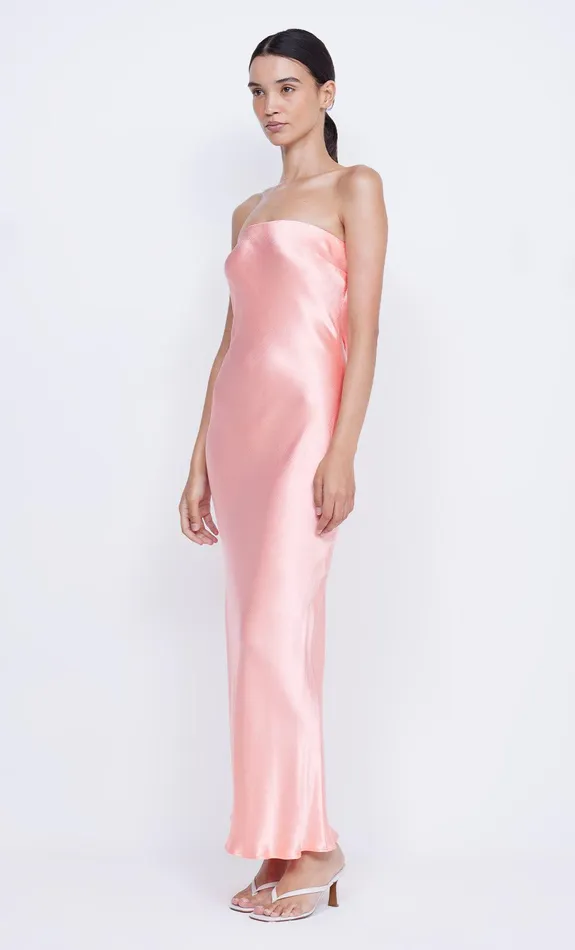 Bec Bridge Event Wear Dresses MOON DANCE STRAPLESS DRESS Coral 8211 Women