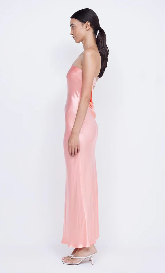 Bec Bridge Event Wear Dresses MOON DANCE STRAPLESS DRESS Coral 8211 Women