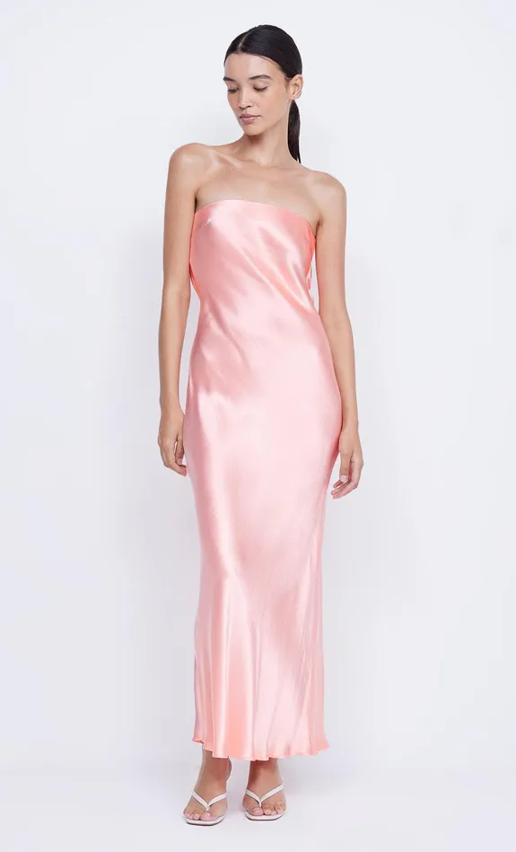 Bec Bridge Event Wear Dresses MOON DANCE STRAPLESS DRESS Coral 8211 Women