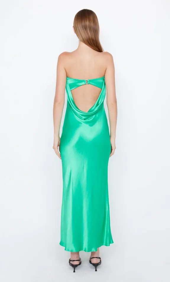 Bec Bridge Event Wear Dresses MOON DANCE STRAPLESS DRESS Emerald 8211 Women