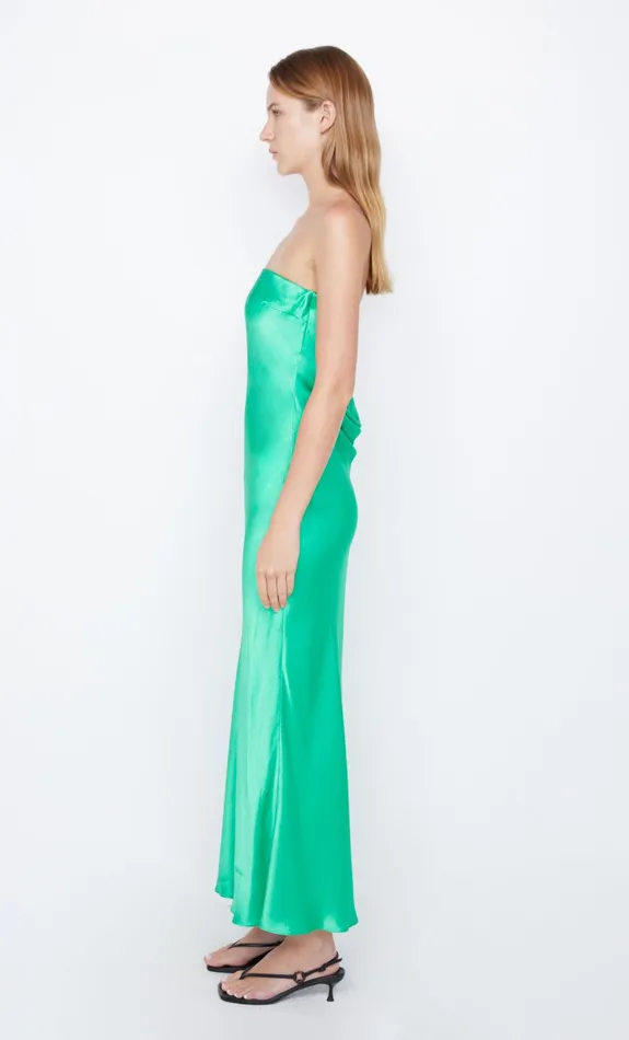 Bec Bridge Event Wear Dresses MOON DANCE STRAPLESS DRESS Emerald 8211 Women