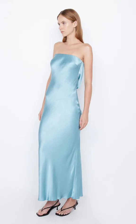Bec Bridge Event Wear Dresses MOON DANCE STRAPLESS DRESS Sea Spray 8211 Women