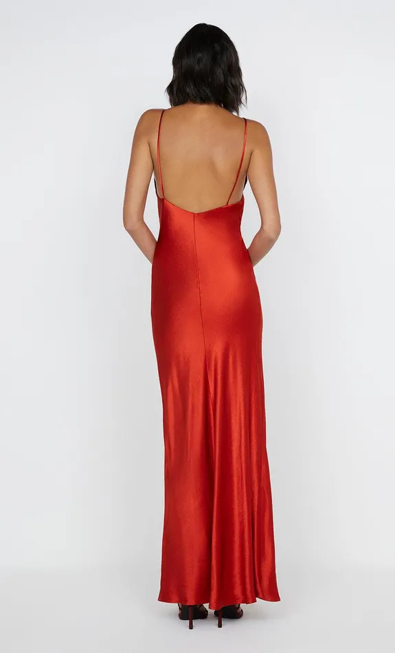 Bec Bridge Event Wear Dresses MOON DANCE V MAXI DRESS Crimson 8211 Women