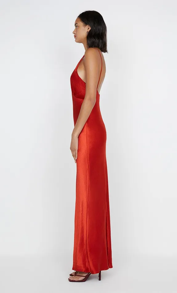 Bec Bridge Event Wear Dresses MOON DANCE V MAXI DRESS Crimson 8211 Women