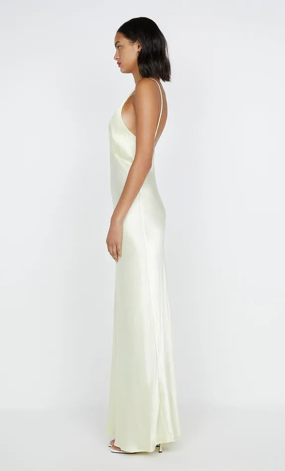 Bec Bridge Event Wear Dresses MOON DANCE V MAXI DRESS Ice Yellow 8211 Women