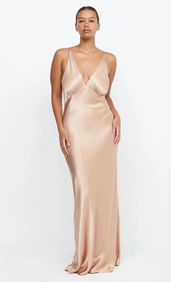 Bec Bridge Event Wear Dresses MOON DANCE V MAXI DRESS Rose Gold 8211 Women