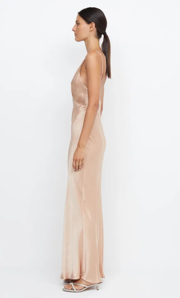Bec Bridge Event Wear Dresses MOON DANCE V MAXI DRESS Rose Gold 8211 Women