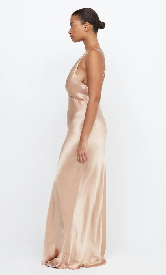 Bec Bridge Event Wear Dresses MOON DANCE V MAXI DRESS Rose Gold 8211 Women