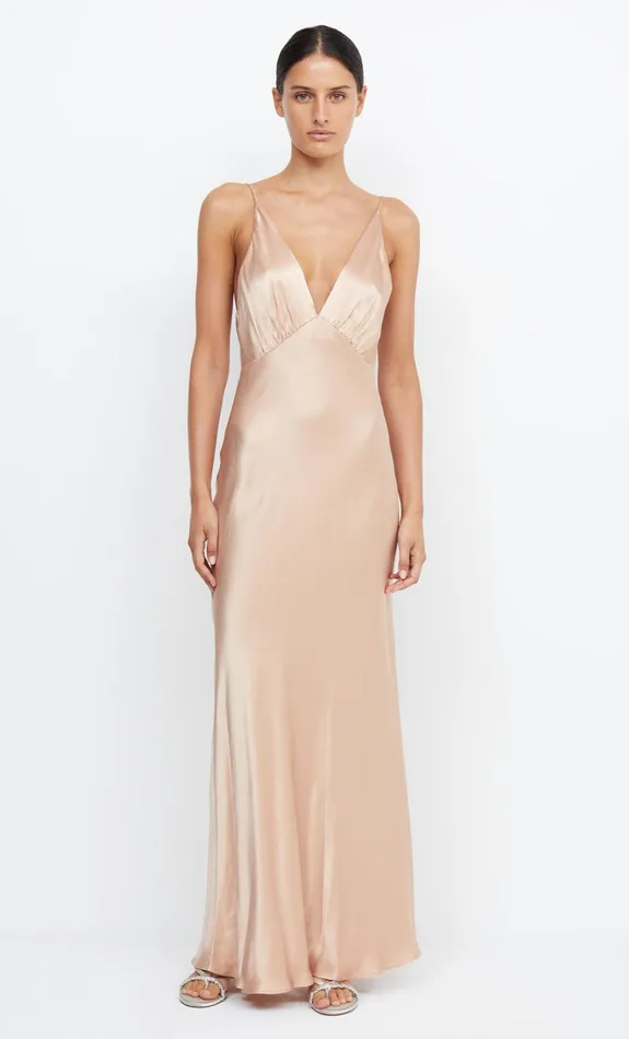 Bec Bridge Event Wear Dresses MOON DANCE V MAXI DRESS Rose Gold 8211 Women