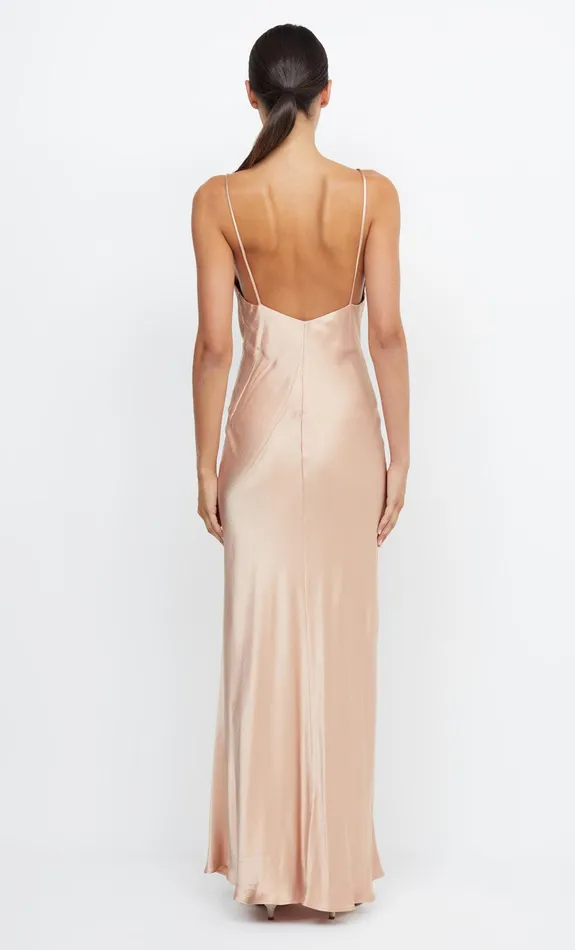 Bec Bridge Event Wear Dresses MOON DANCE V MAXI DRESS Rose Gold 8211 Women