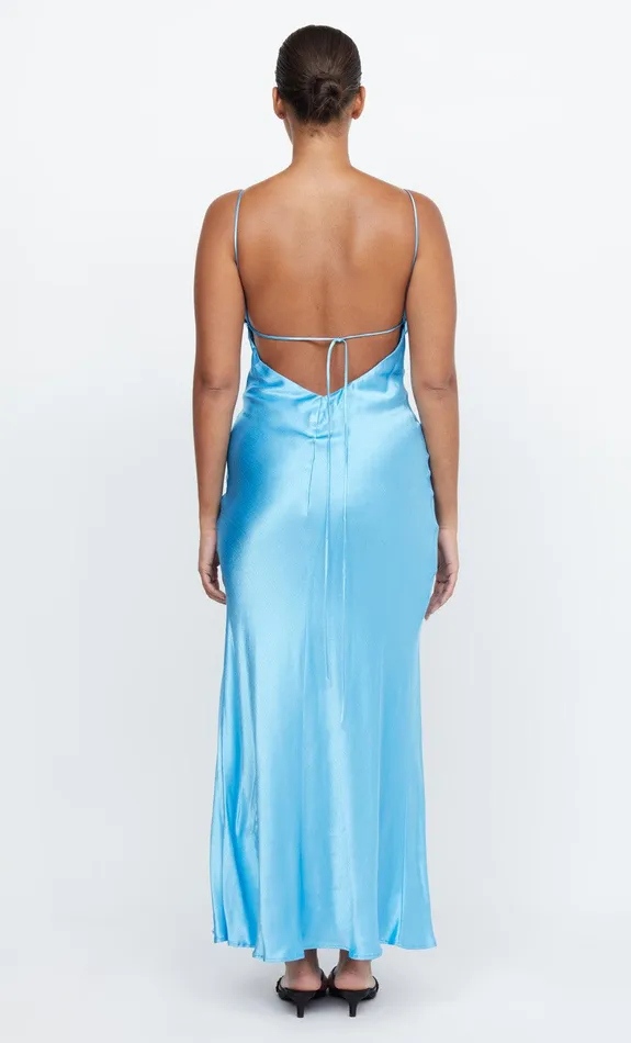 Bec Bridge Event Wear Dresses REN SPLIT MAXI DRESS Topaz Blue 8211 Women